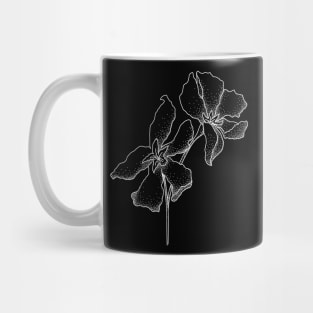 Oleander (White, Small) Mug